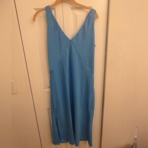 a new day Bright Blue V-Neck Slip Dress
